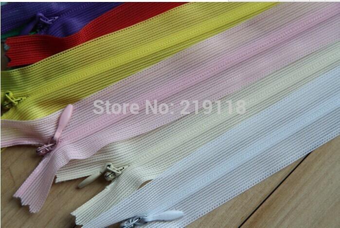 Free Shipping 60 cm Invisible zipper length garment accessories 50pcs