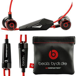 Monster Beats By Dr Dre Ibeats in Ear Headphones Earphones Black NEW(gift bag)