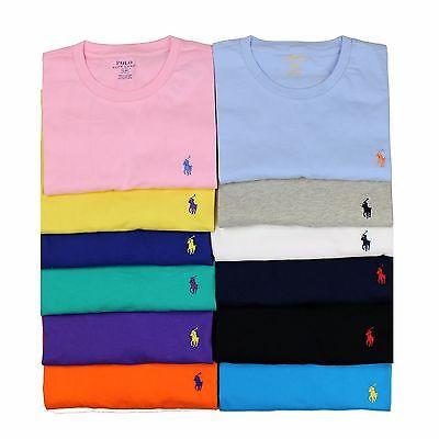 New Polo Ralph Lauren Men Crew Neck T-Shirt Classic N Standard Fit Short Sleeve