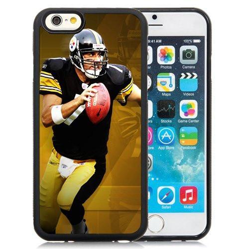 American Football Player Ben Roethlisberger Number-7 02 Black Abstract iPhone 6 4.7 Inch TPU Phone Case