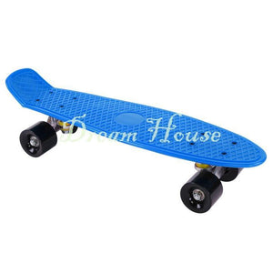 New Retro Classic Cruiser Style Skateboard Complete Deck Plastic Skate Board 12